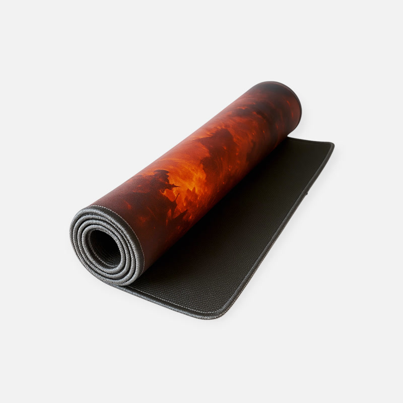 Image of Gamezelle Fire Dragon Fury Large (Extended) Gaming Mouse Pad (800x300mm)