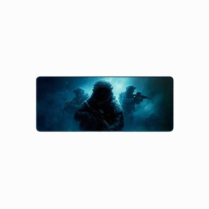 Image of Gamezelle Ghost Special Forces Trident Large (Extended) Gaming Mouse Pad (800x300mm)
