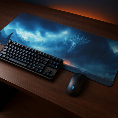Picture of Gamezelle Mountain Dragon Gaze Large (Extended) Gaming Mouse Pad (800x300mm)
