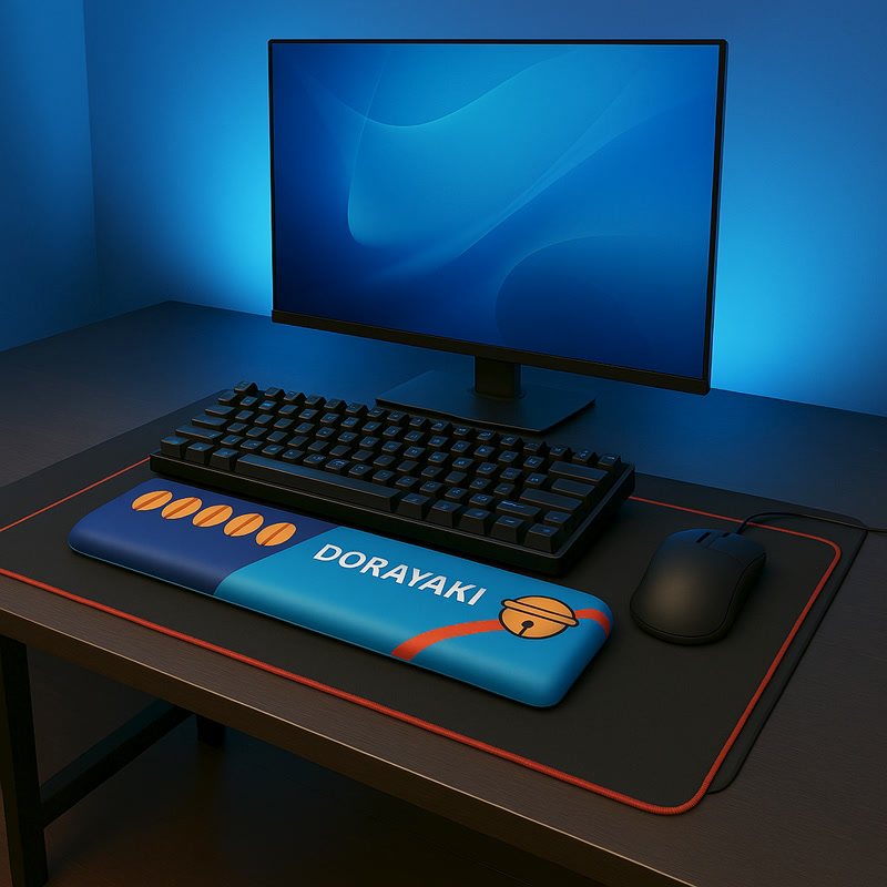 Image of Gamezelle Gaming Keyboard Wrist Rest Dorayaki (450mm)