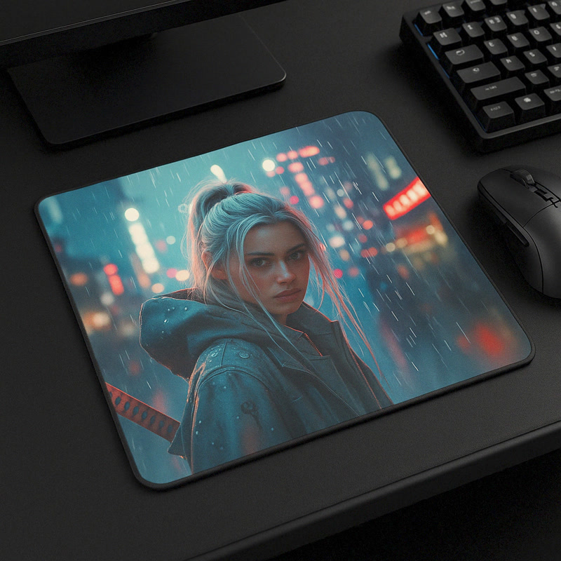 Image of Gamezelle Cyberstorm Samurai Large Gaming Mouse Pad (450x400mm)